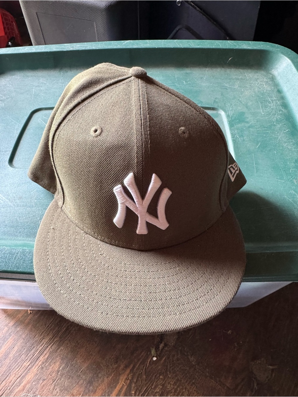 Olive Green Ny Yankees Hat